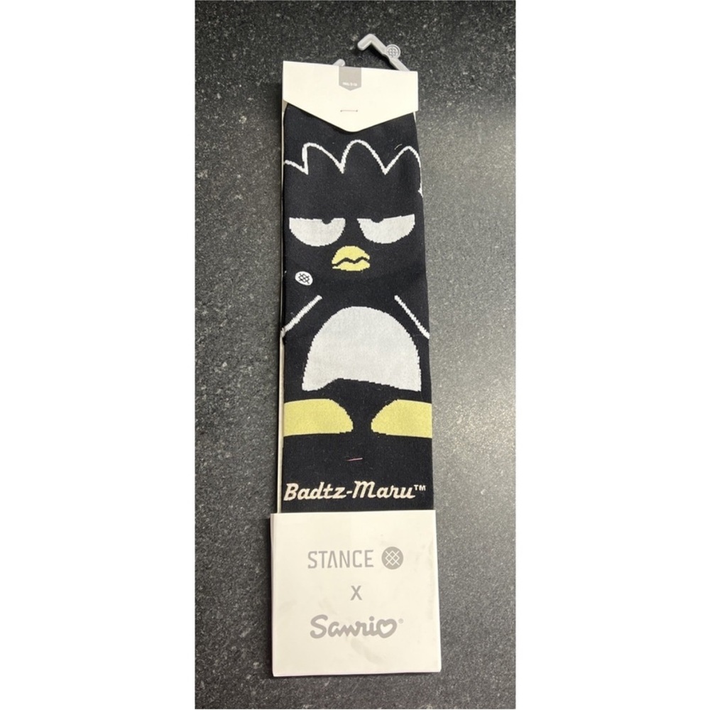 NWT Stance x Sanrio Badtz-Maru Crew Socks, M - Picture 4 of 6